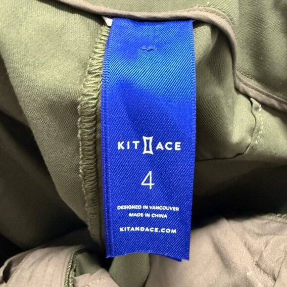 Kit and Ace New Height Olive Green Straight-Leg Pants size 4 - Picture 8 of 9